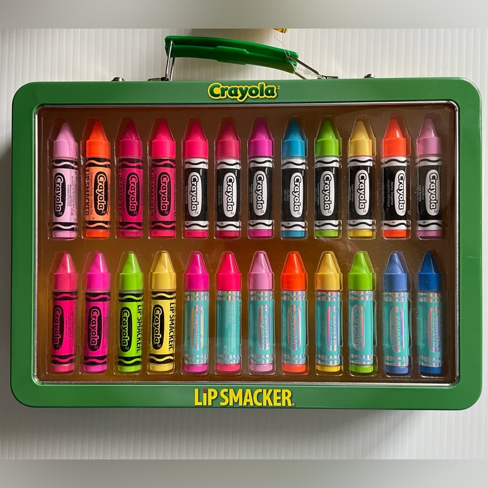 Lip Smackers Crayola Vault 24 pc lip balm collection new